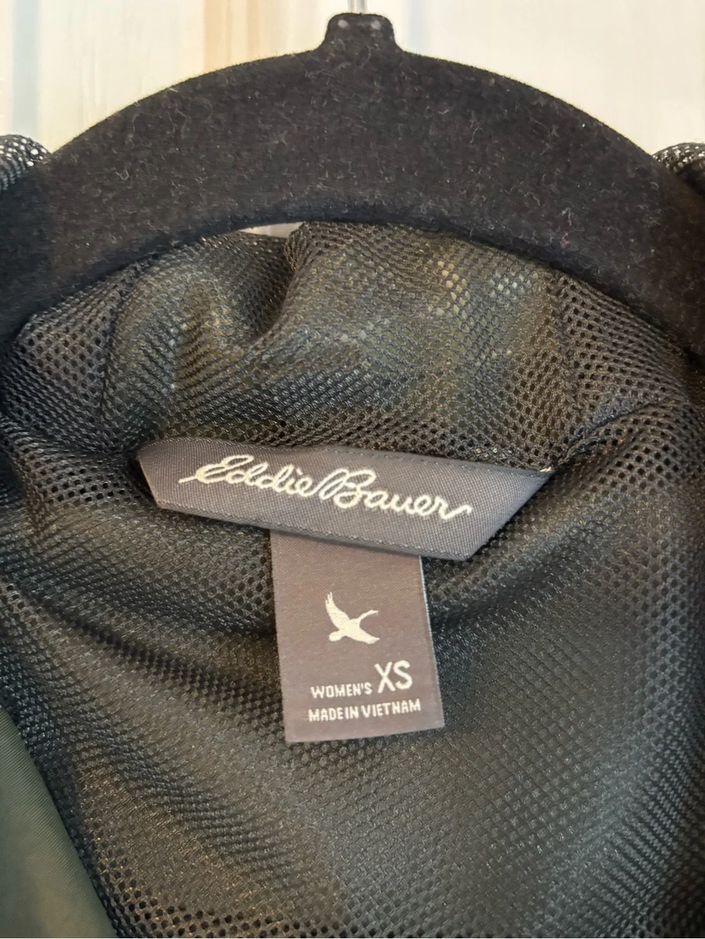 Eddie Bauer Olive Green Hooded Pull-Over Jacket